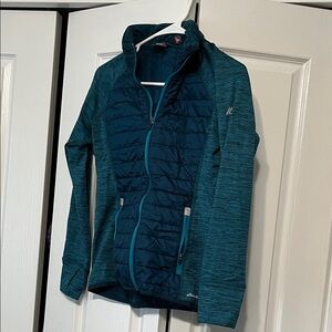 Eddie Bauer Teal and Navy Puffer Jacket